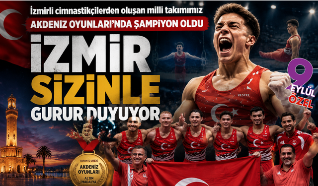 Ne mutlu İzmirliyim diyene! Cimnastikte altın gurur
