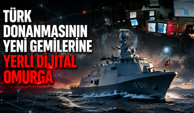 Türk Donanmasının Yeni Gemilerine Yerli Dijital Omurga