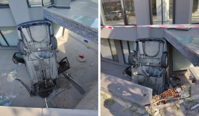 Feci kaza: Apartman boşluğuna uçtu