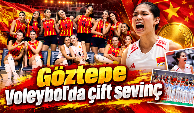 Göztepe Voleybol'da çift sevinç