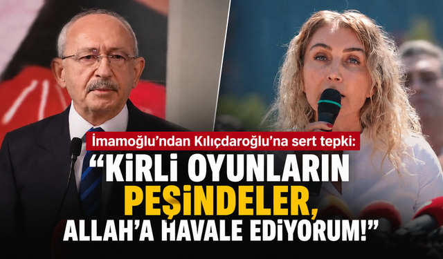Dilek İmamoğlu'ndan Kılıçdaroğlu'na sert tepki: "Kirli oyunların peşindeler, Allah'a havale ediyorum!"