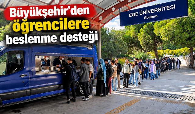 Büyükşehir’den öğrencilere beslenme desteği