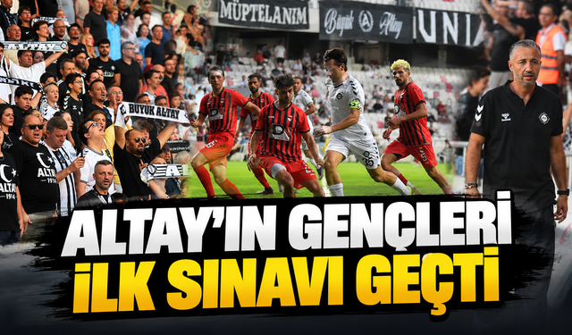 Altay'ın gençleri ilk sınavı geçti
