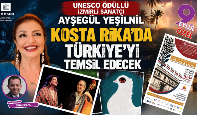 İzmirli UNESCO ödüllü sanatçı Ayşegül Yeşilnil’den dünya barışına sanat köprüsü