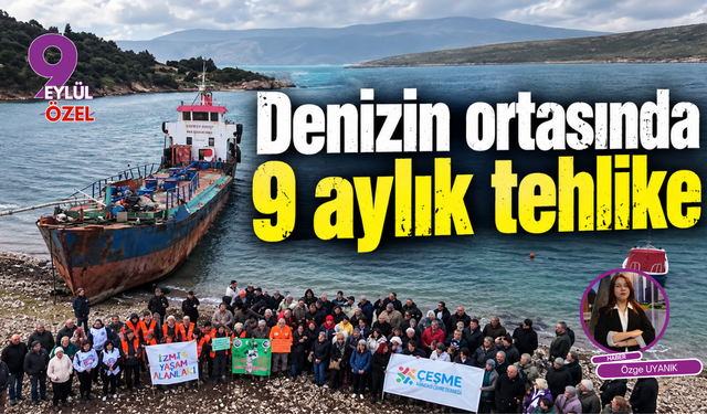 Denizin ortasında 9 aylık tehlike