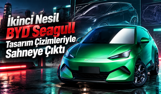 BYD Seagull Tasarım Çizimleriyle Sahneye Çıktı
