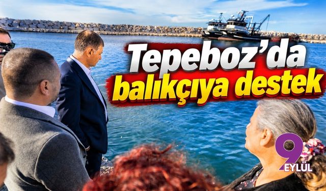 Tepeboz’da balıkçıya destek