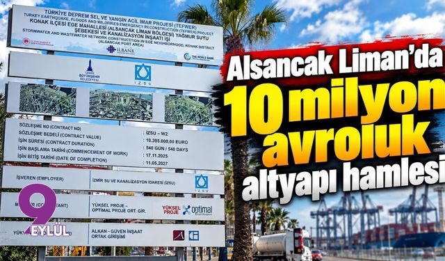 Alsancak Liman'da 10 milyon avroluk altyapı hamlesi