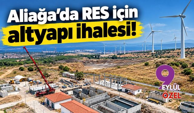 Aliağa'da RES için altyapı ihalesi!