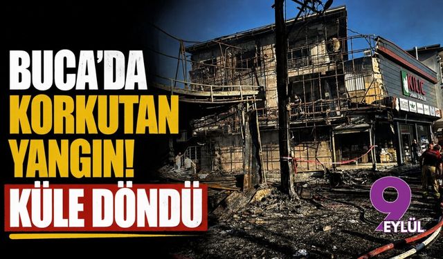 Buca'da korkutan yangın! Küle döndü