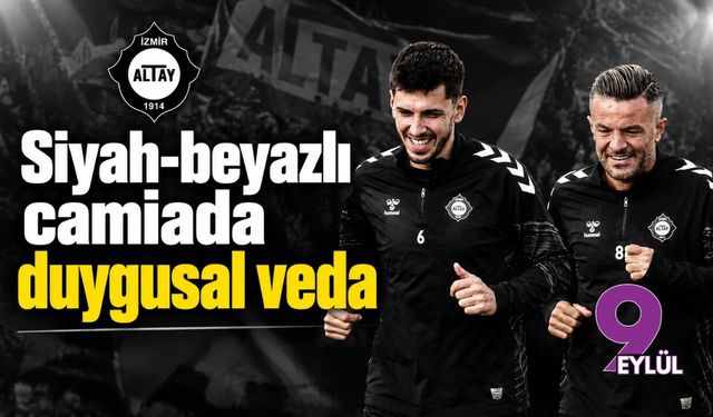 Siyah-beyazlı camiada duygusal veda