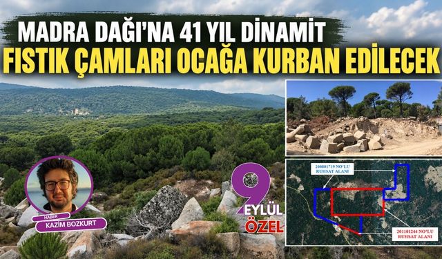 Madra Dağı'na 41 yıl dinamit