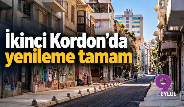 İkinci Kordon’da yenileme tamam