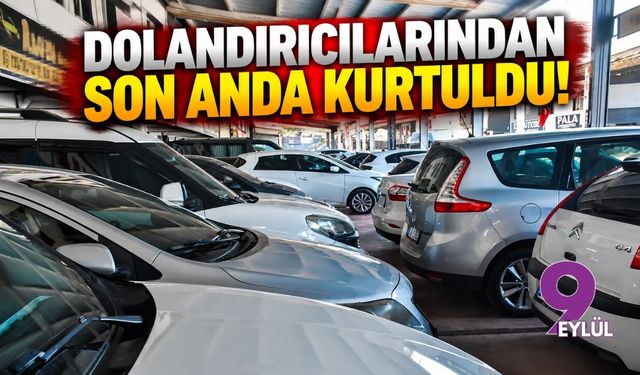 Dolandırıcılarından son anda kurtuldu!