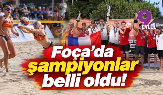 Foça'da şampiyolar belli oldu!