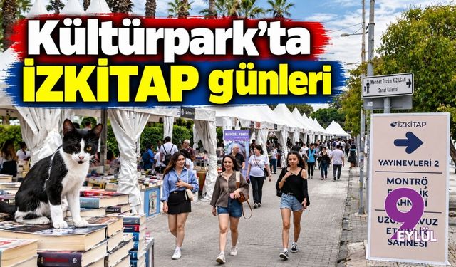 Kültürpark’ta İZKİTAP günleri