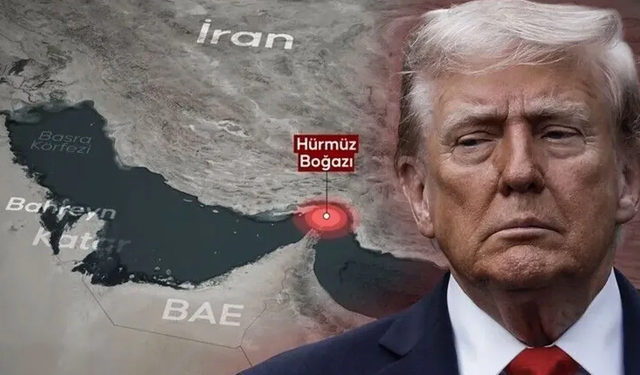 Trump’tan dikkat çeken harita paylaşımı: Hürmüz Boğazı’na yeni isim verdi