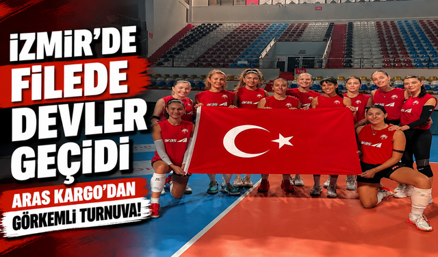 Aras Kargo’dan İzmir’de voleybol şöleni
