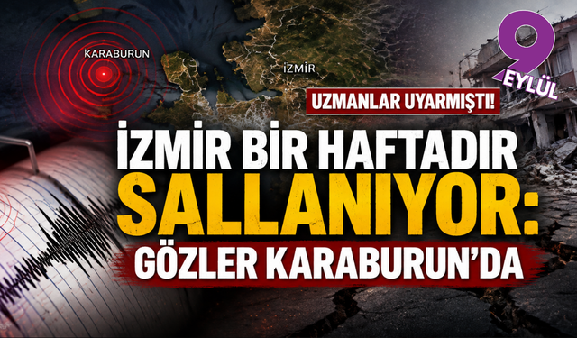 İzmir bir haftadır sallanıyor: Gözler Karaburun’da
