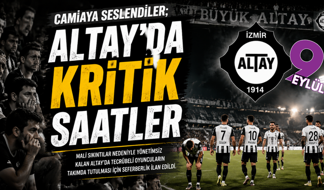 Altay’da kritik saatler: Tecrübeli oyuncular için seferberlik