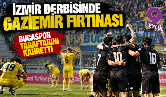Kupadaki İzmir derbisinde Gaziemir fırtınası: Bucaspor’u 4 golle geçti