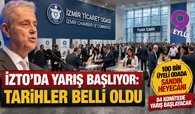 İZTO’da seçim heyecanı başladı: Sandıklar 1 Ekim’de kurulacak
