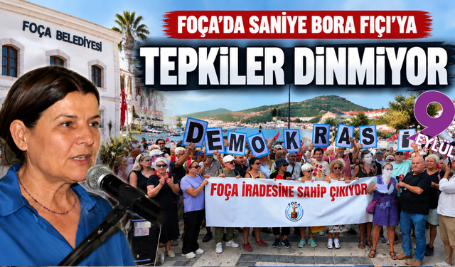 Foça’da Saniye Bora Fıçı’ya AKP tepkisi: “İrademizi teslim etti”