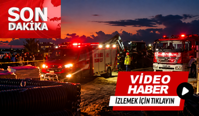 Toprak kayması: 2 işçi göçükte kaldı