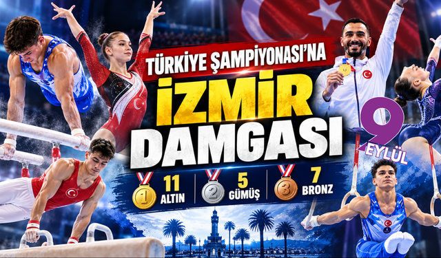 İzmirli cimnastikçiler Ankara’da şov yaptı: Madalyaları topladılar