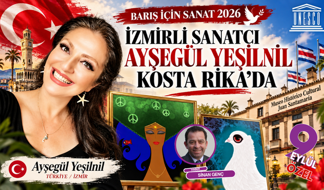 Urla’dan Kosta Rika’ya barış köprüsü: Ayşegül Yeşilnil dünya sahnesinde