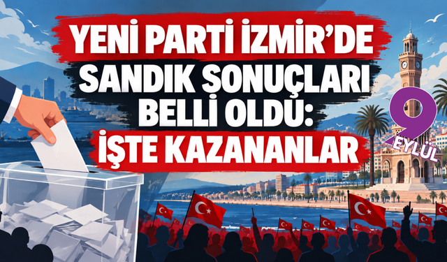 YENİ Parti İzmir’de ön seçim sonuçları belli oldu: İşte 30 ilçede kazananlar