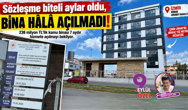 Sözleşme biteli aylar oldu, bina hala açılmadı!
