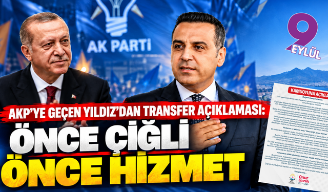Yıldız'dan transfer açıklaması: Önce Çiğli, önce hizmet