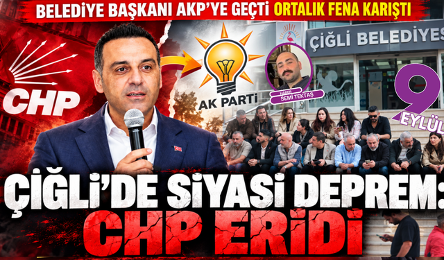 Çiğli'de siyasi deprem: CHP eridi