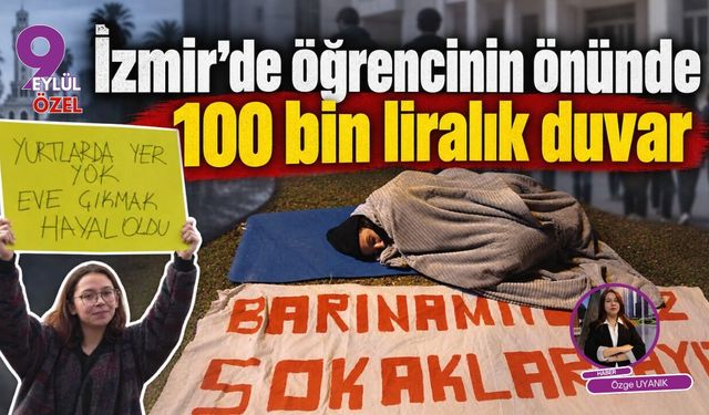 İzmir’de öğrencinin önünde 100 bin liralık duvar