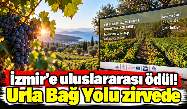 İzmir'e uluslararası ödül! Urla Bağ Yolu zirvede