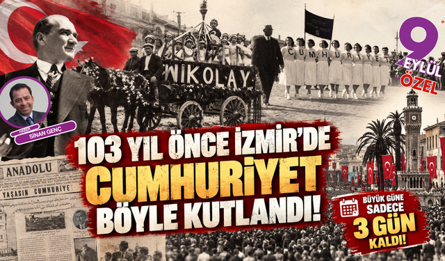 Cumhuriyet İzmir'e gece yarısı geldi!