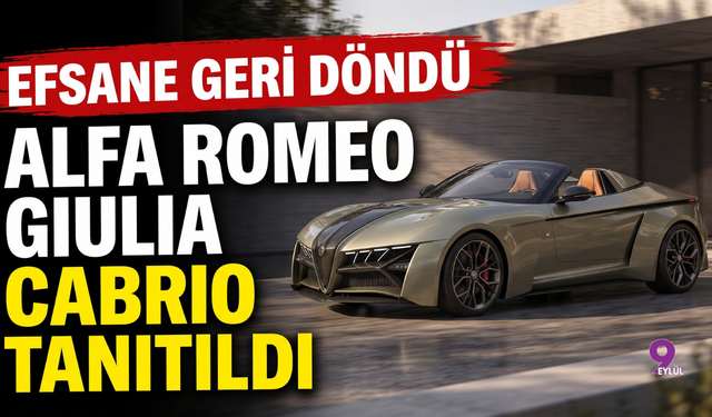 Alfa Romeo Giulia Cabrio Tanıtıldı