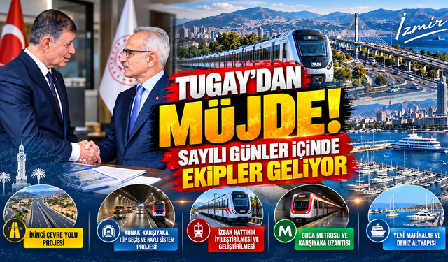 Tugay'dan müjde! İkinci çevre yolu, tüp geçiş ve metro uzantısı masada