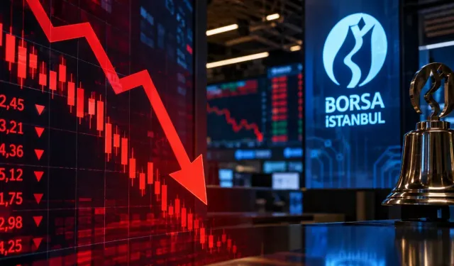 Borsa yine sert düştü