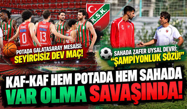 Kaf-Kaf hem potada hem sahada var olma savaşında: Seyircisiz dev maç, şampiyonluk yemini!