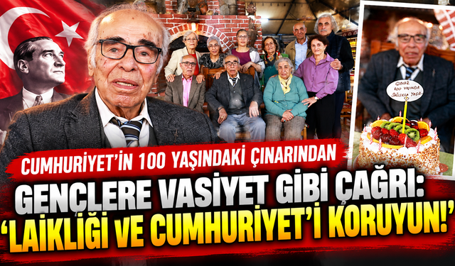 Cumhuriyet’in 100 Yaşındaki Çınarından Gençlere Vasiyet Gibi Çağrı