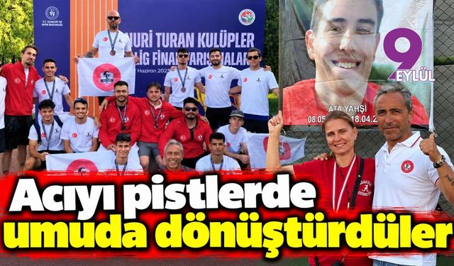 Acıyı pistlerde umuda dönüştürdüler