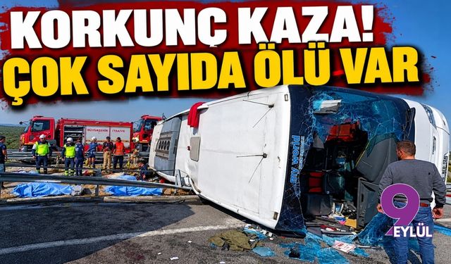 Manisa'da korkunç kaza: Çok sayıda ölü var