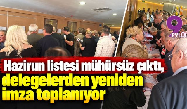 YENİ Parti İzmir Kongresi’nde kriz! Hazirun listesi mühürsüz çıktı, delegelerden yeniden imza toplanıyor