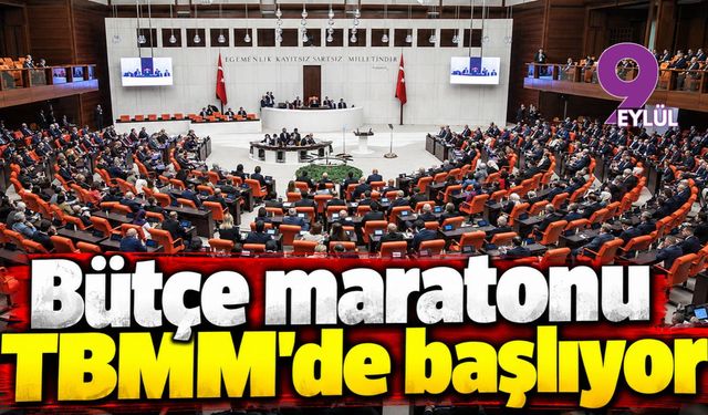 Bütçe maratonu TBMM'de başlıyor