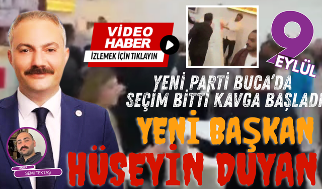 Buca’da seçim bitti, yumruklar konuştu
