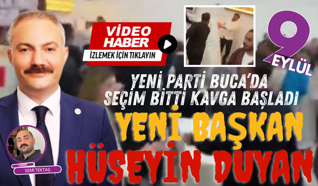 Buca’da seçim bitti, yumruklar konuştu