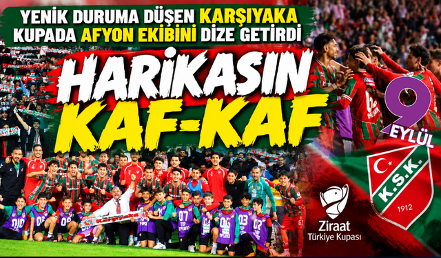 Karşıyaka kupada geri döndü: 3-1