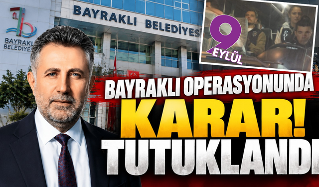 Bayraklı operasyonunda Serdar Sandal tutuklandı!